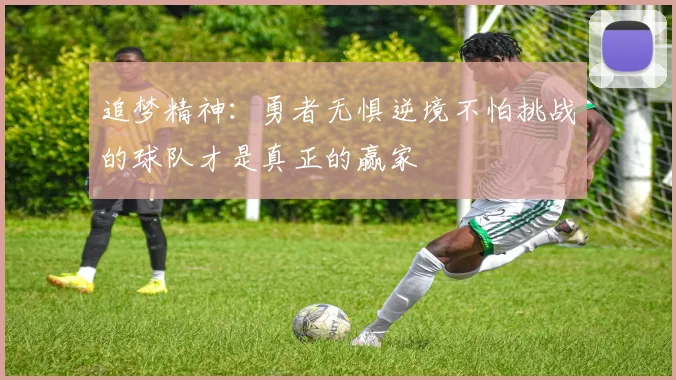追梦精神：勇者无惧逆境不怕挑战的球队才是真正的赢家